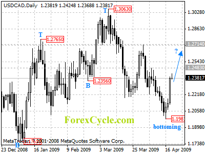 usdcad daily chart