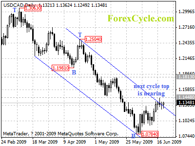 usdcad daily chart