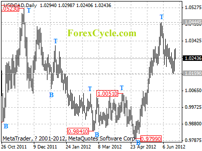 usdcad daily chart