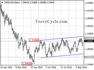 usdcad chart