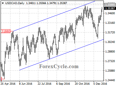 usdcad chart